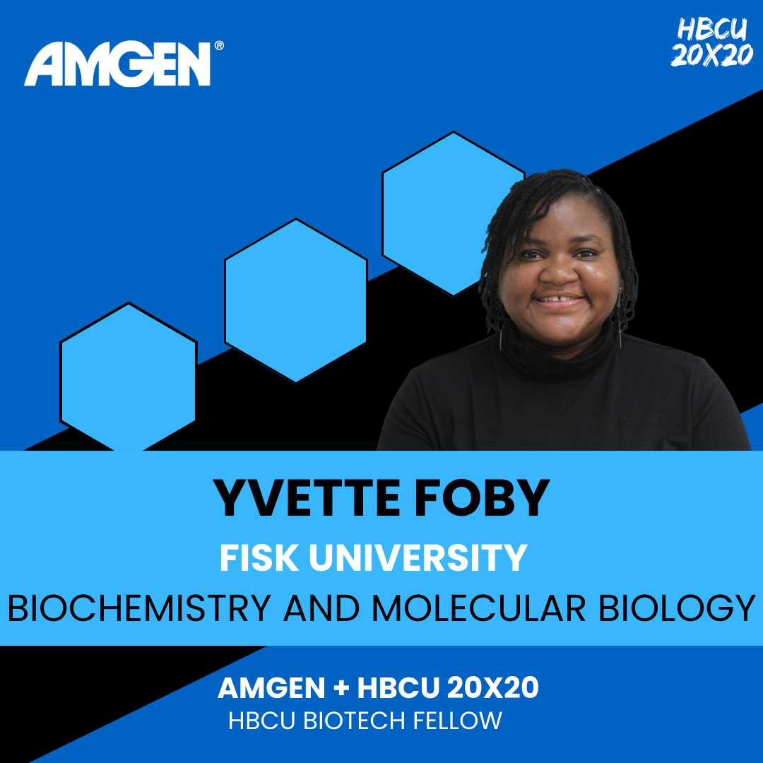 Amgen + HBCU 20x20 Biotechnology Fellowship (Cohort 2)