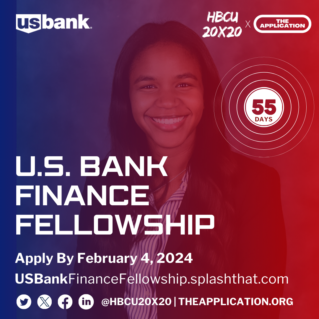 U.S. Bank + HBCU 20x20 Finance Fellowship (Cohort II)