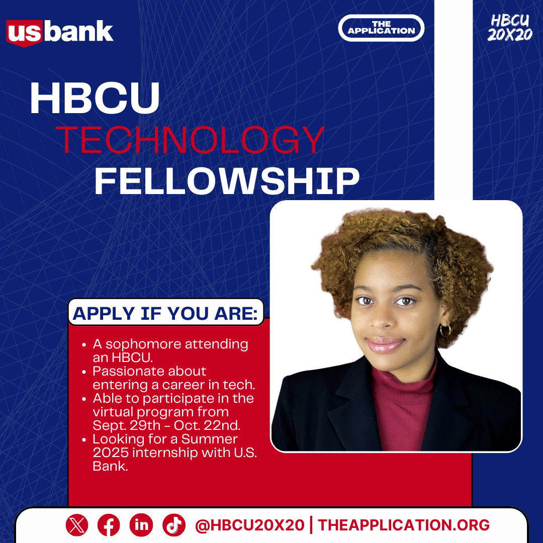 U.S. Bank + HBCU 20x20 Technology Fellowship (Cohort III)